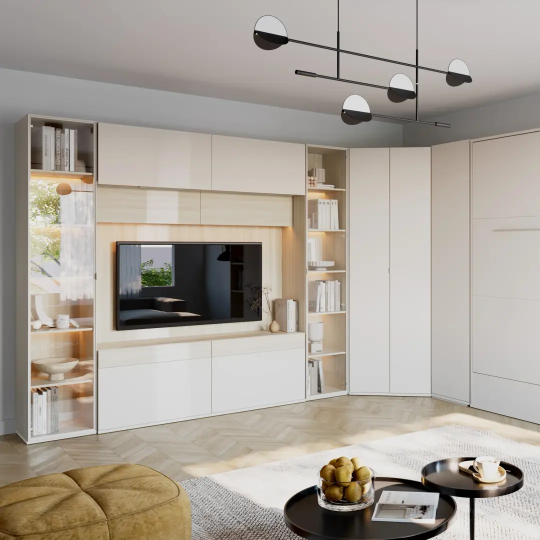 Charlie CH-07 Vertical Wall Bed Concept 140cm - Image 7