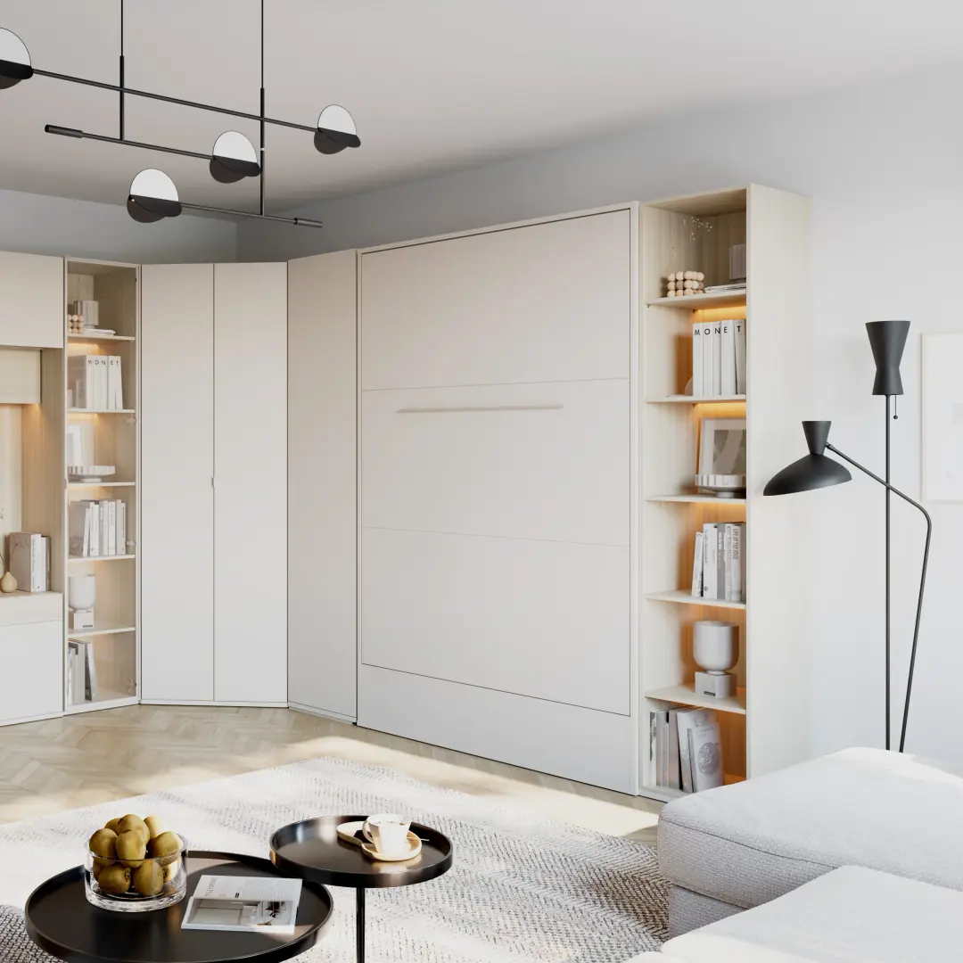 Charlie CH-07 Vertical Wall Bed Concept 140cm - Image 8