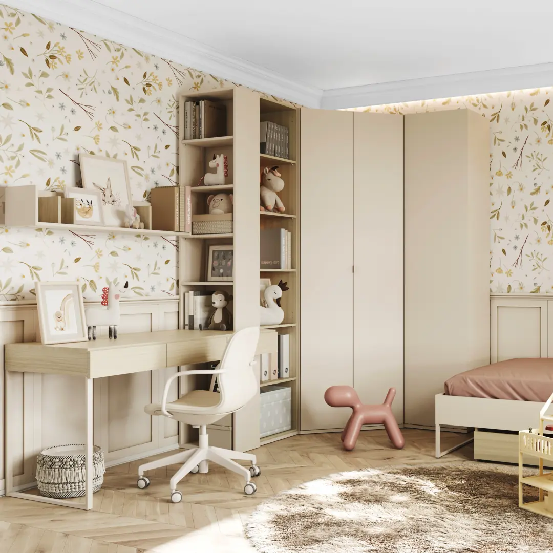 Charlie CH-21 Desk With Bookcase & Shelf 150cm - Image 8
