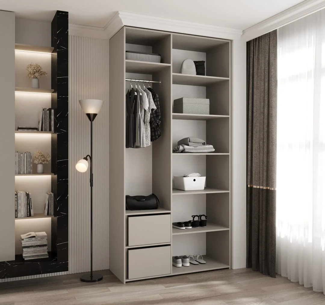 Como IV Hinged Door Wardrobe 120cm - Image 6