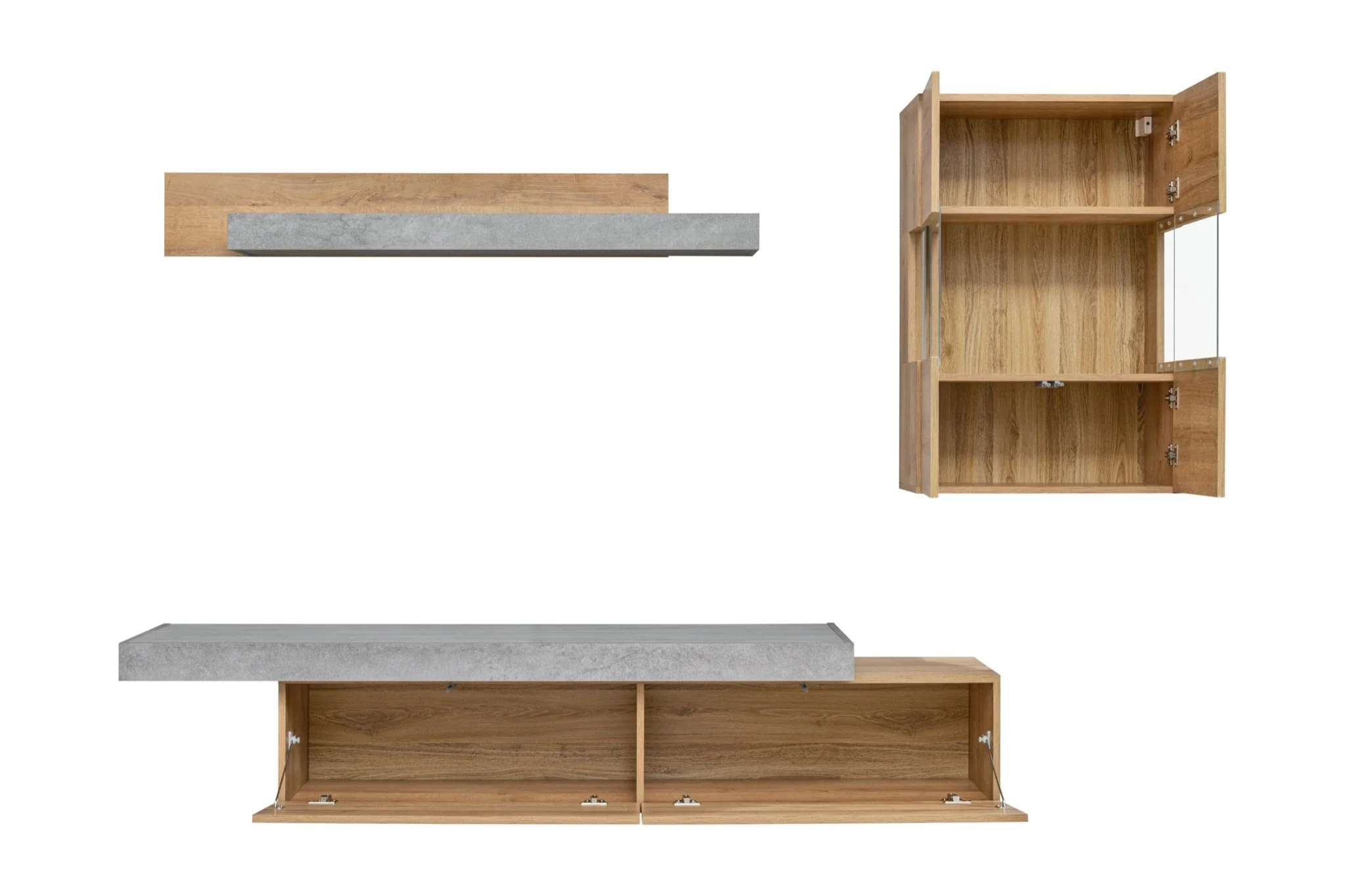 Concrete Entertainment Unit For TVs Up To 60" - Image 3