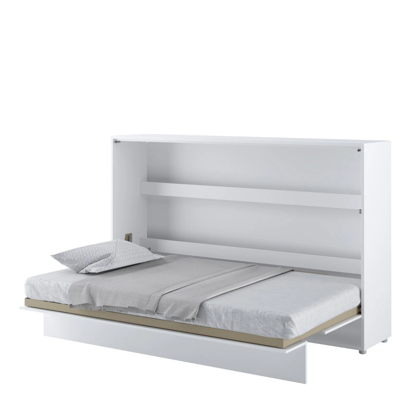 BC-05 Horizontal Wall Bed Concept 120cm With Storage Cabinet - Image 16