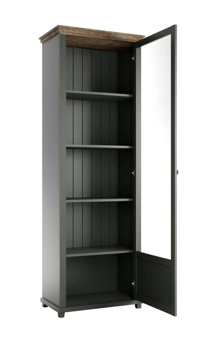 Evora 06 Tall Display Cabinet 71cm - Image 3