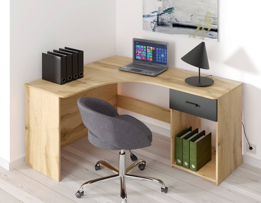 Corner Desk 155cm - Image 5