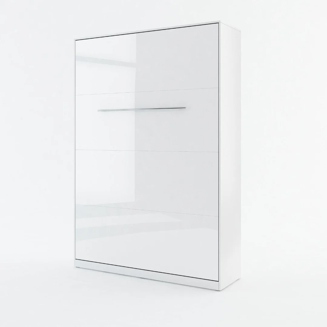 CP-01 Vertical Wall Bed Concept Pro 140cm with Storage Cabinets - Image 3
