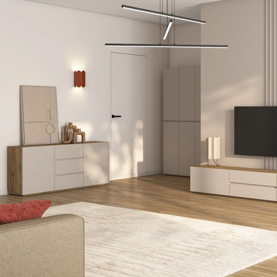 Criss Tall Cabinet 105cm - Image 8