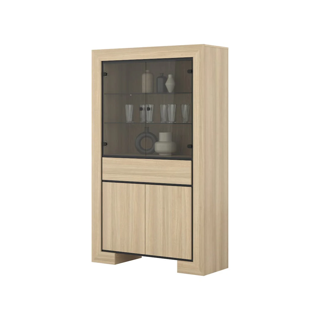 Cuba 13 Tall Display Cabinet 113cm - Image 3
