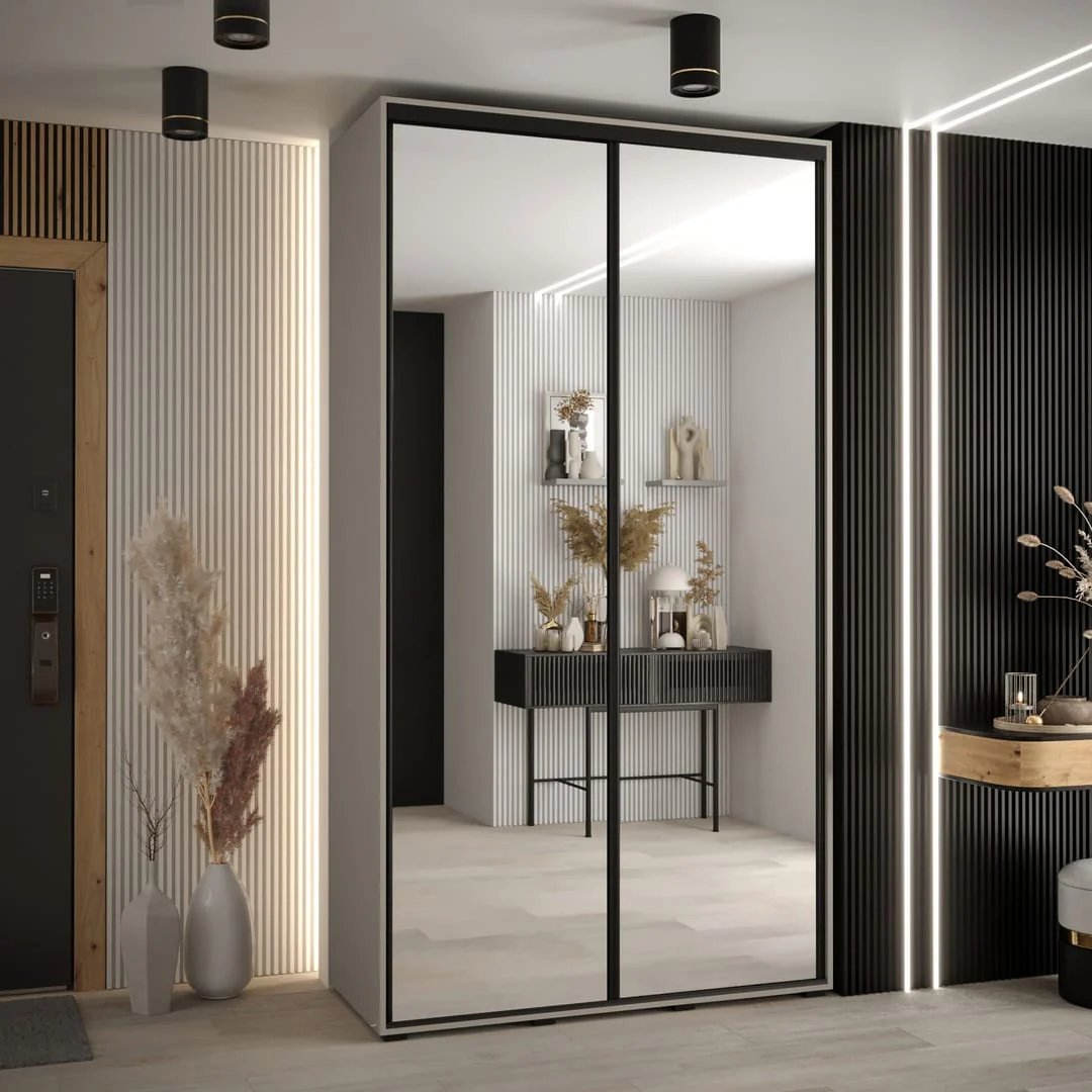 Dakota II Sliding Door Wardrobe 130cm