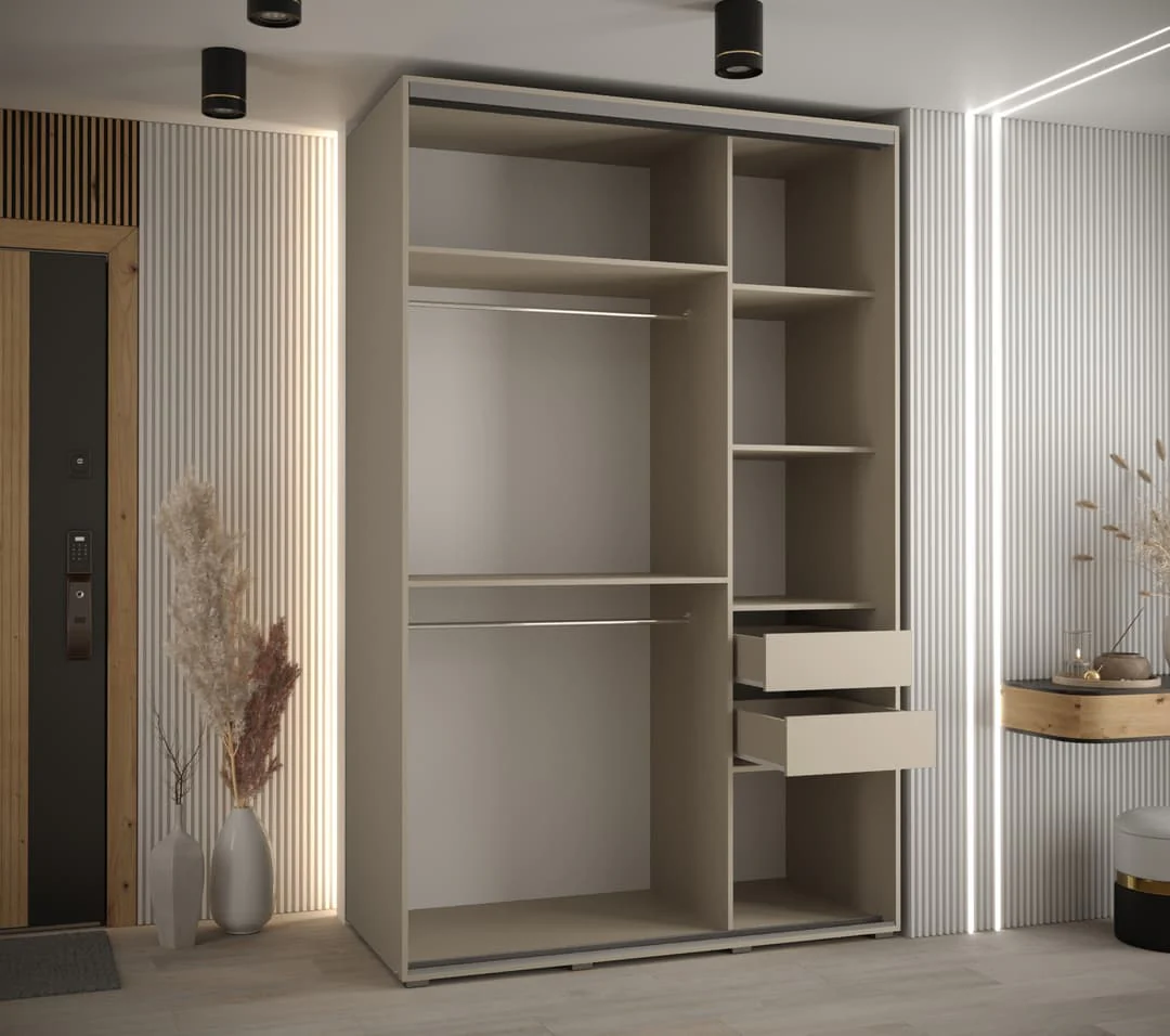 Dakota III Sliding Door Wardrobe 160cm - Image 6