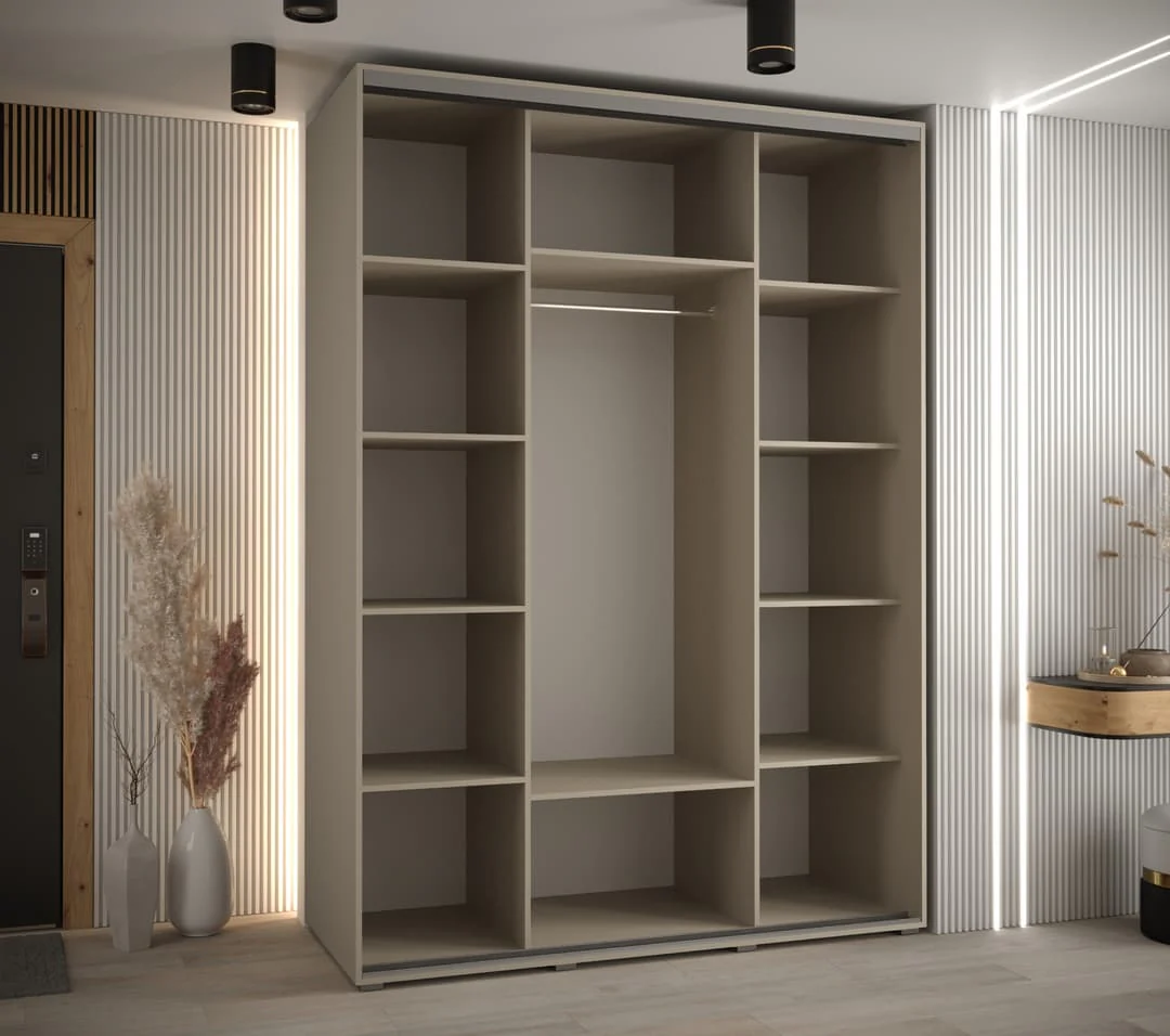 Dakota III Sliding Door Wardrobe 180cm - Image 3