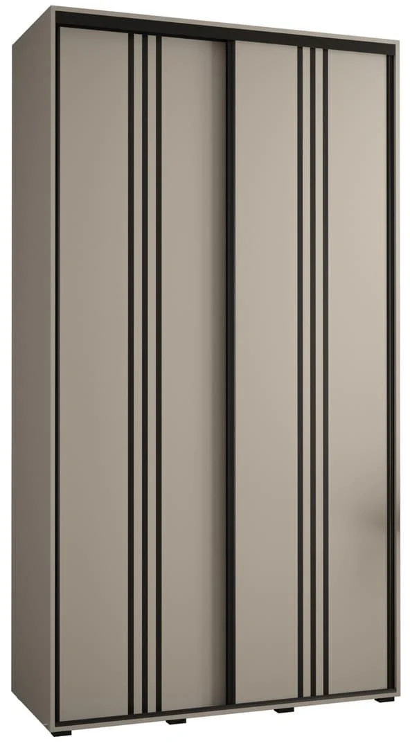 Dakota VI Sliding Door Wardrobe 140cm - Image 2