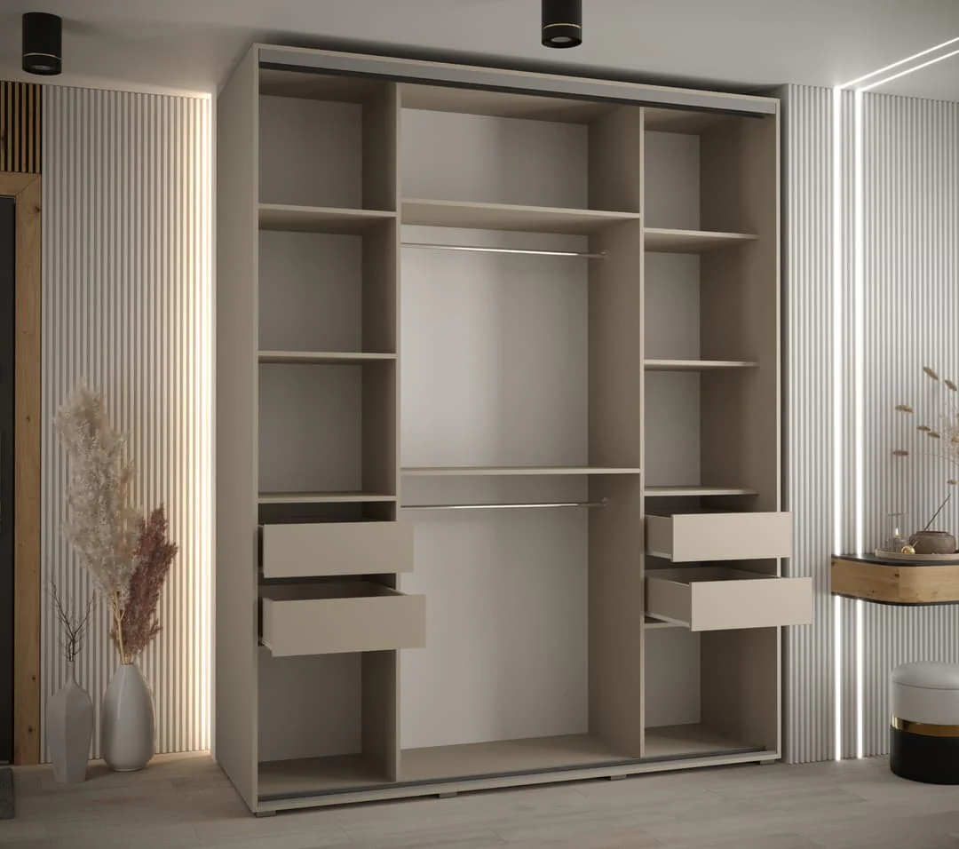 Dakota VI Sliding Door Wardrobe 190cm - Image 6