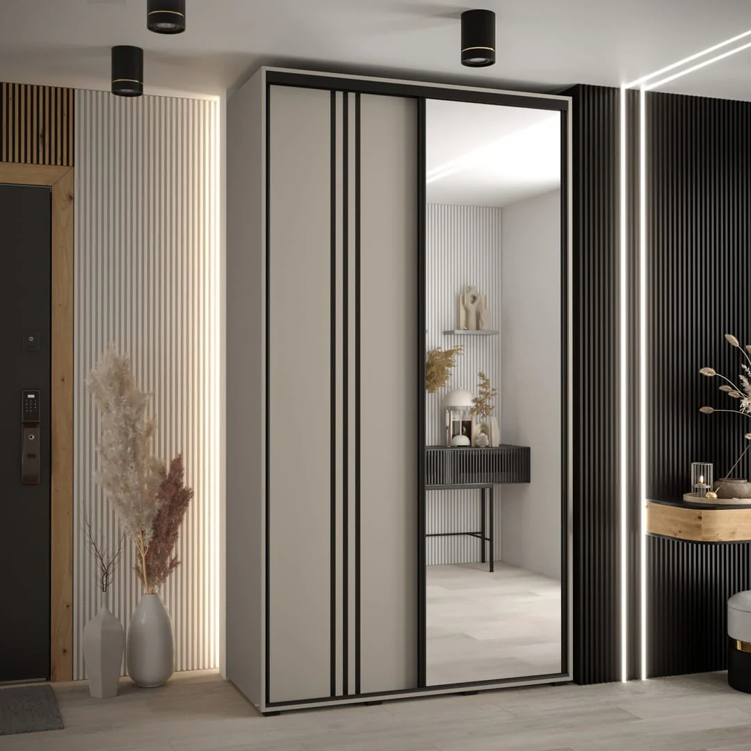 Dakota VII Sliding Door Wardrobe 130cm