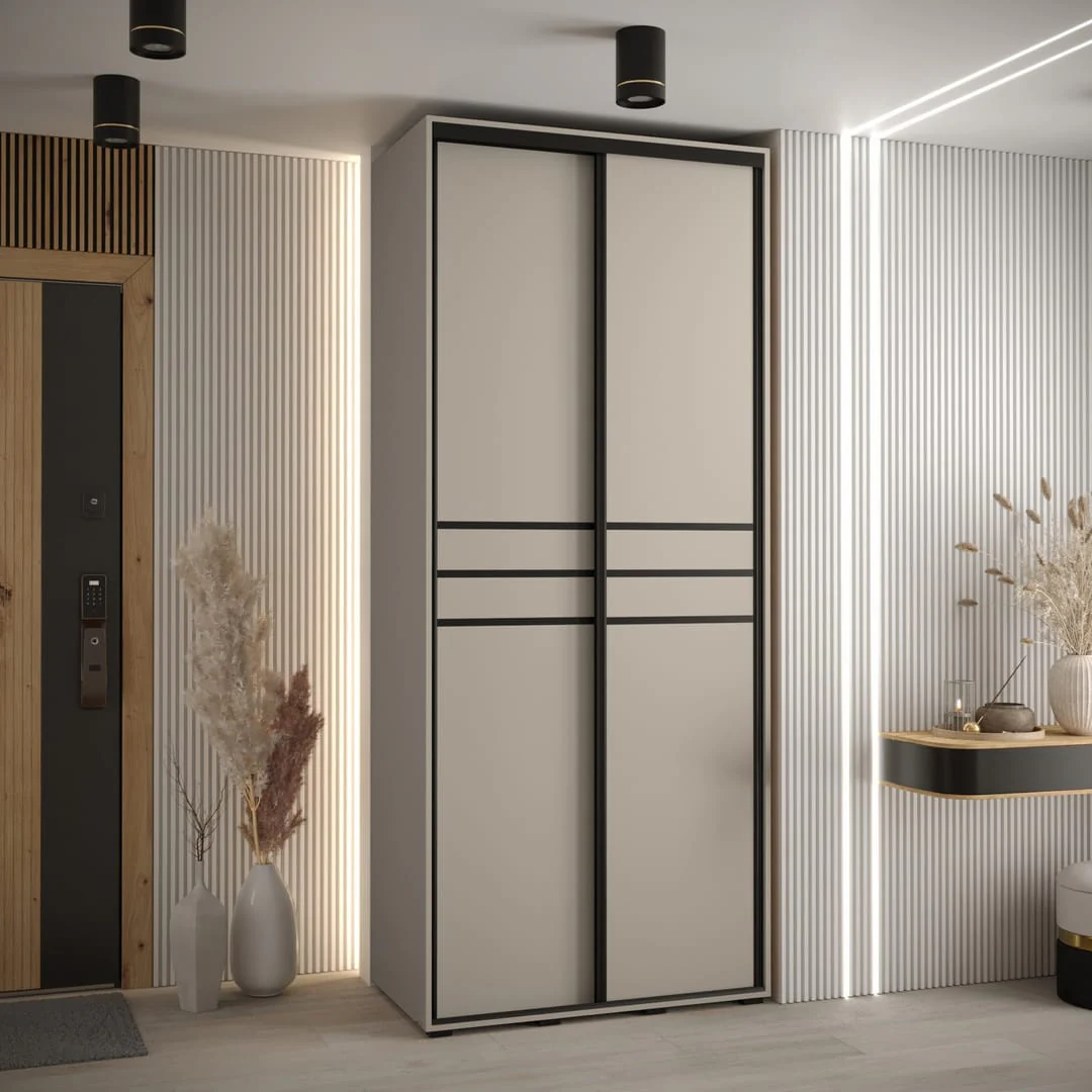 Dakota X Sliding Door Wardrobe 120cm
