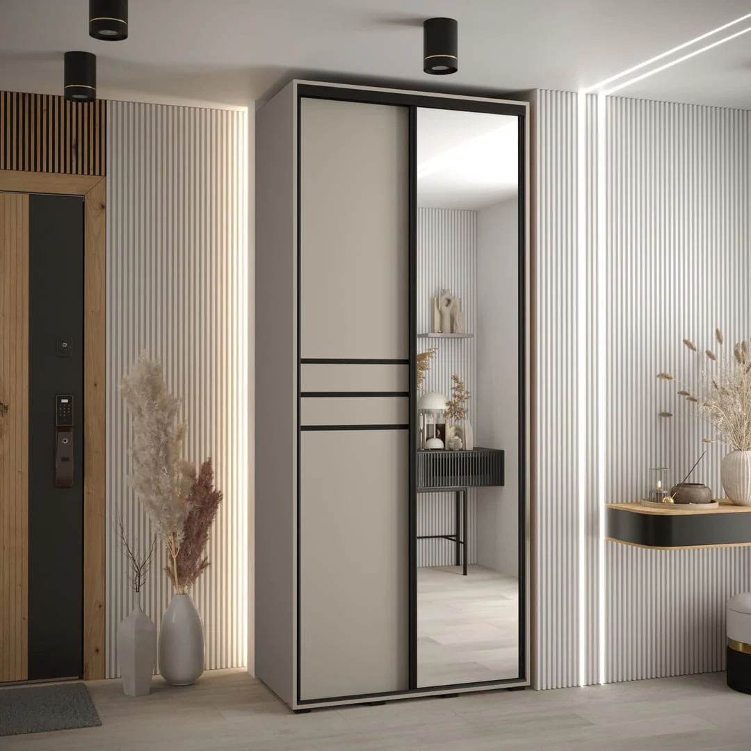 Dakota XI Sliding Door Wardrobe 120cm