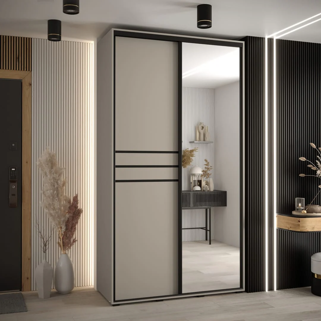 Dakota XI Sliding Door Wardrobe 130cm