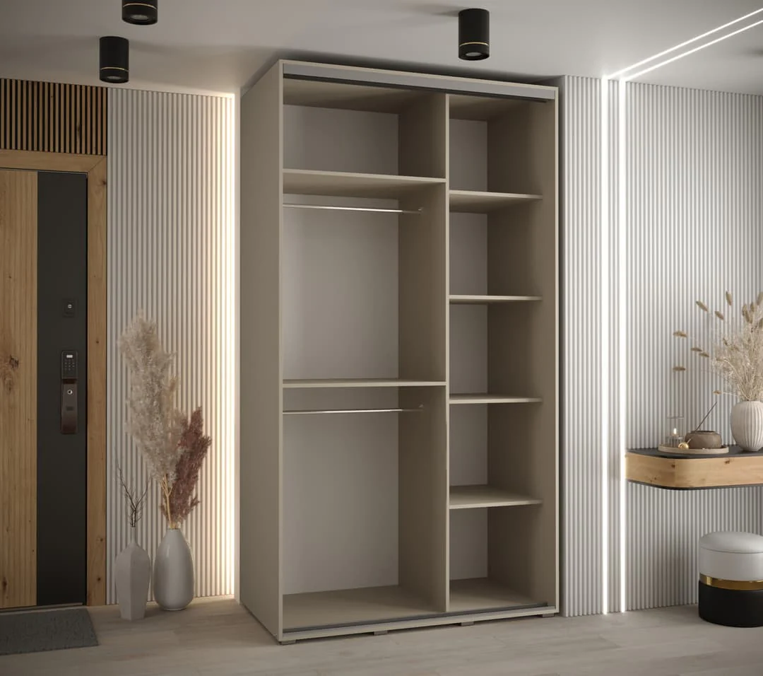 Dakota XI Sliding Door Wardrobe 130cm - Image 4