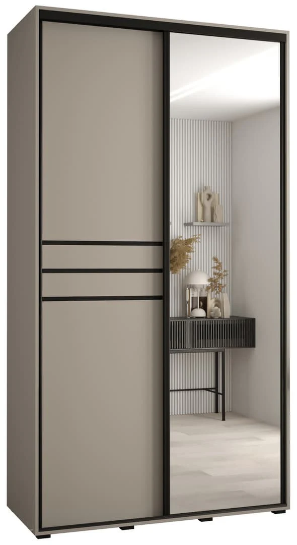 Dakota XI Sliding Door Wardrobe 140cm - Image 2