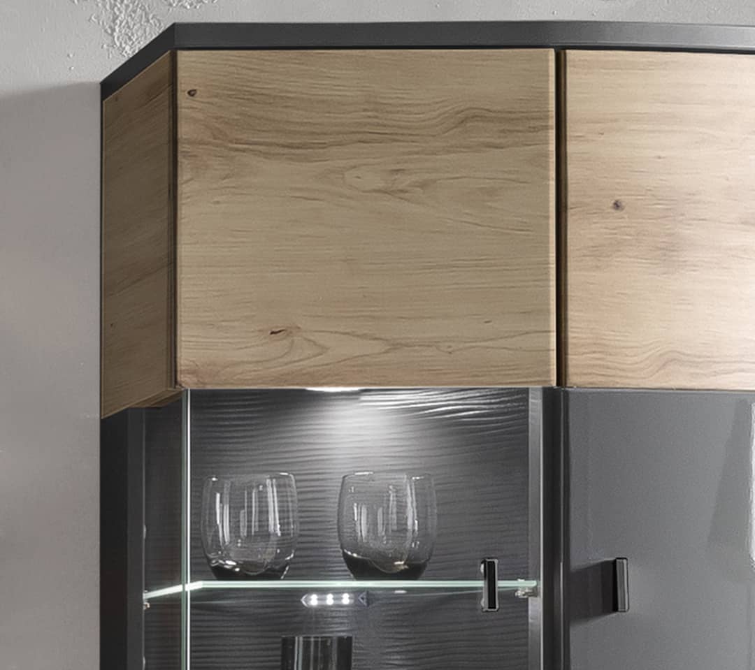 Dera 51 Wall Hung Display Cabinet 70cm - Image 4