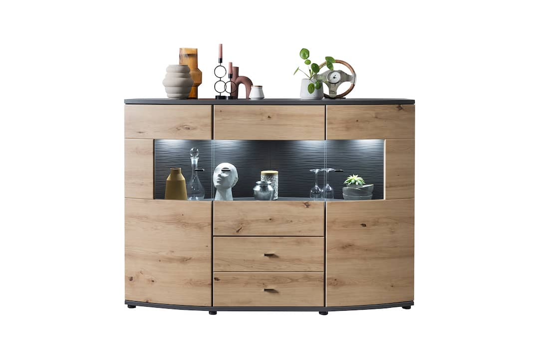Dera 81 Sideboard Display Cabinet 160cm - Image 5