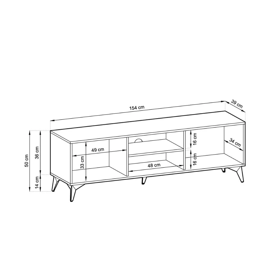Diamond TV Cabinet 154cm - Image 5