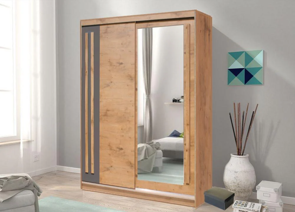 Effect 2 Sliding Door Wardrobe 175cm - Image 5