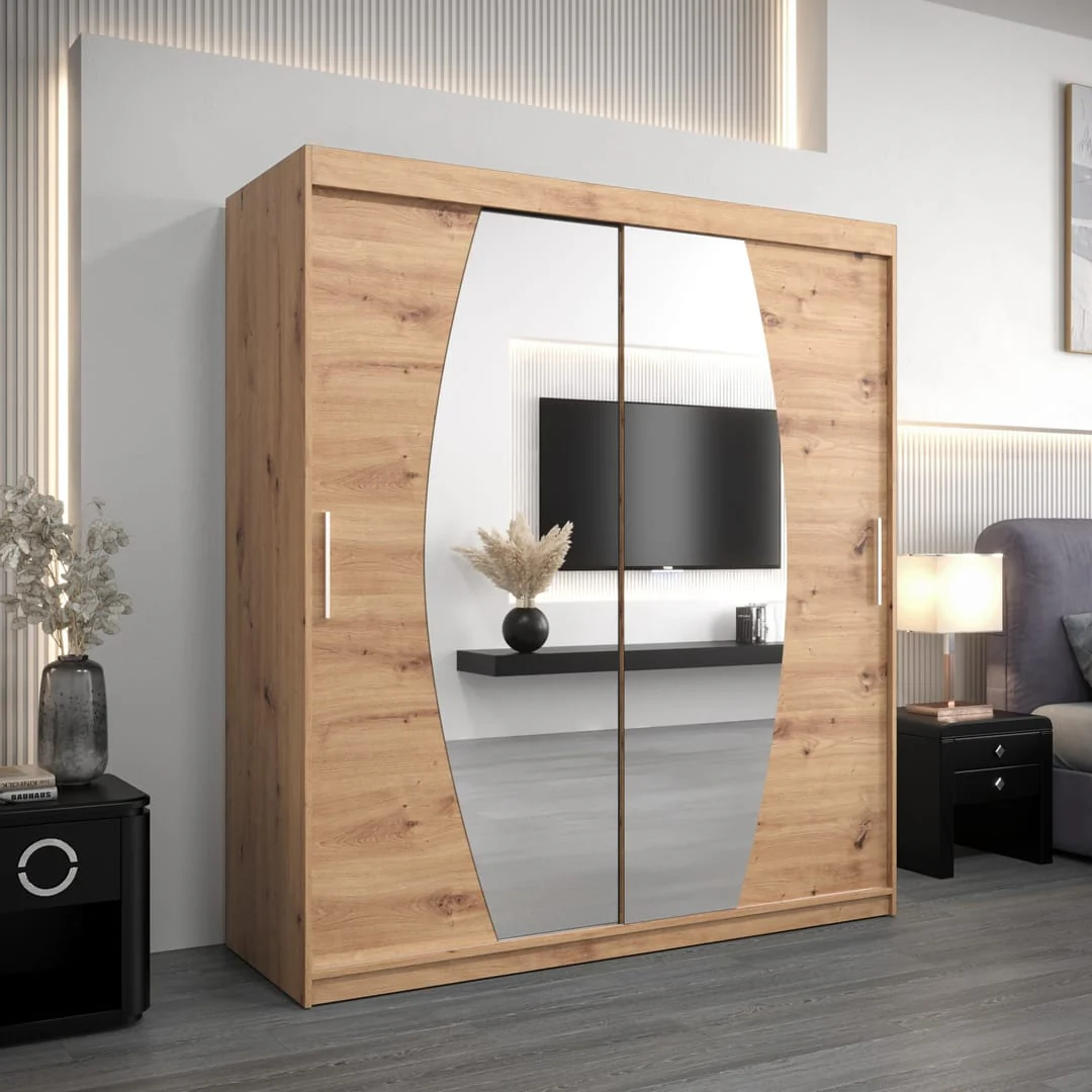 Elypse Sliding Door Wardrobe 180cm - Image 5