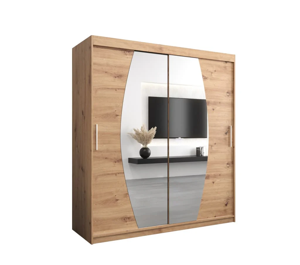 Elypse Sliding Door Wardrobe 180cm - Image 6