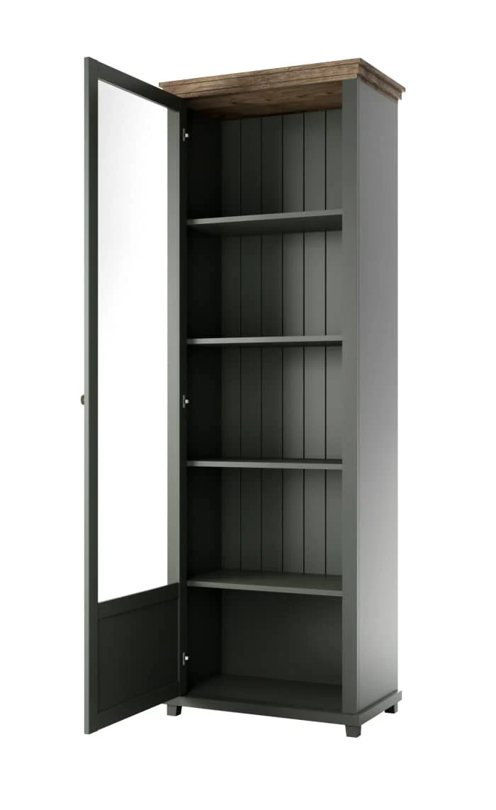 Evora 05 Tall Display Cabinet 71cm - Image 3