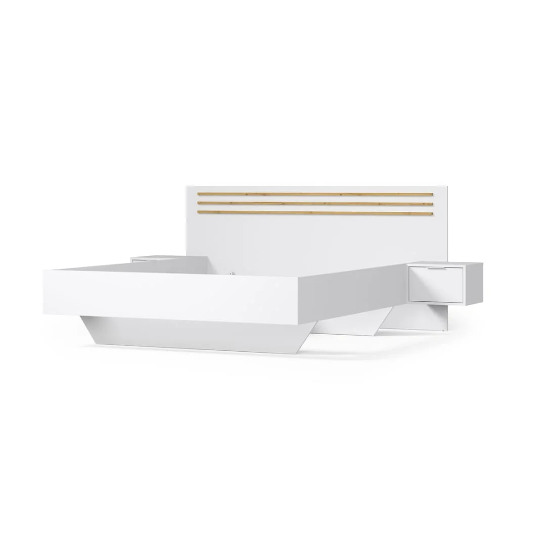 Florencja Bed Frame With Bedside Cabinets [EU King] - Image 2