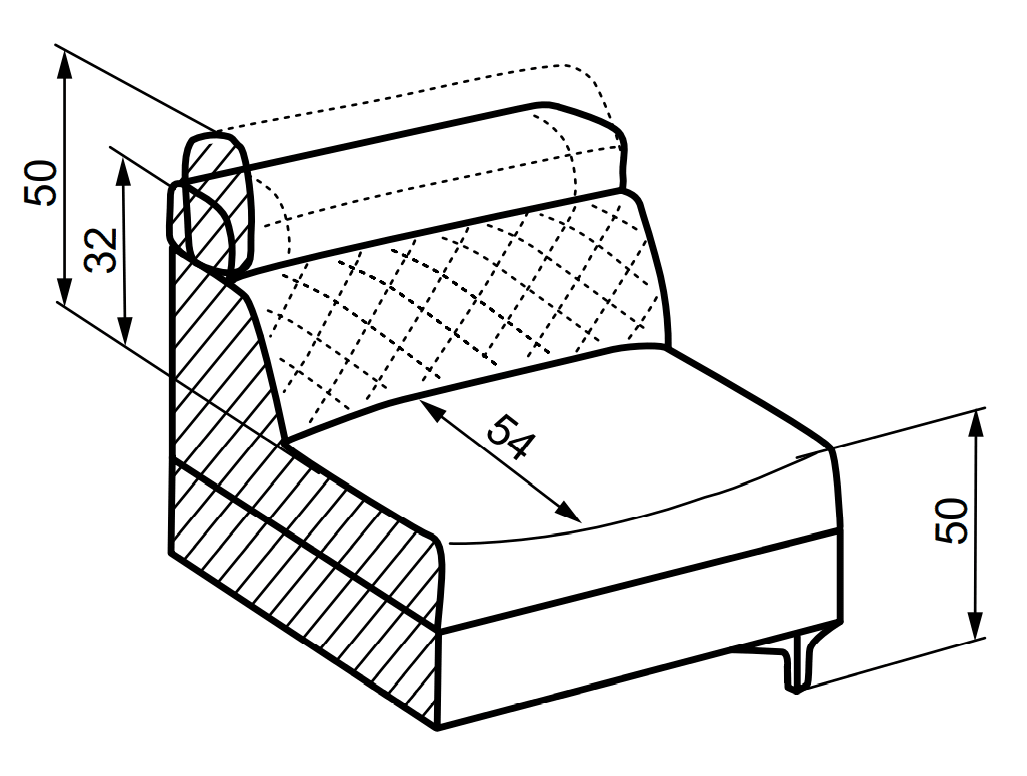 Garry Armchair - Image 3