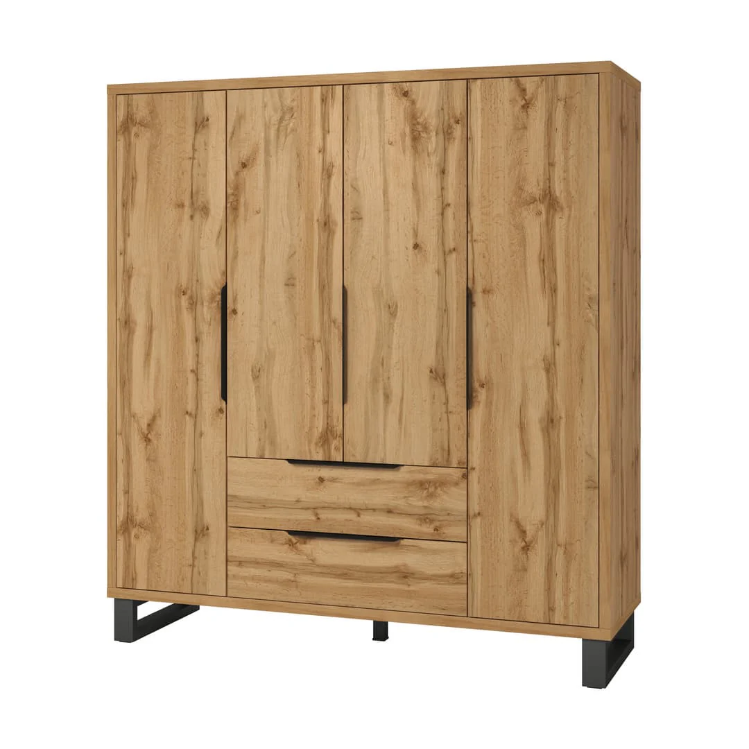 Halle Hinged Door Wardrobe 191cm - Image 2