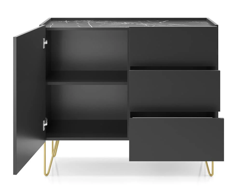 Harmony Sideboard Cabinet 97cm - Image 3