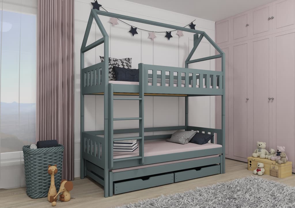 Iga Bunk Bed with Trundle and Storage - Image 10