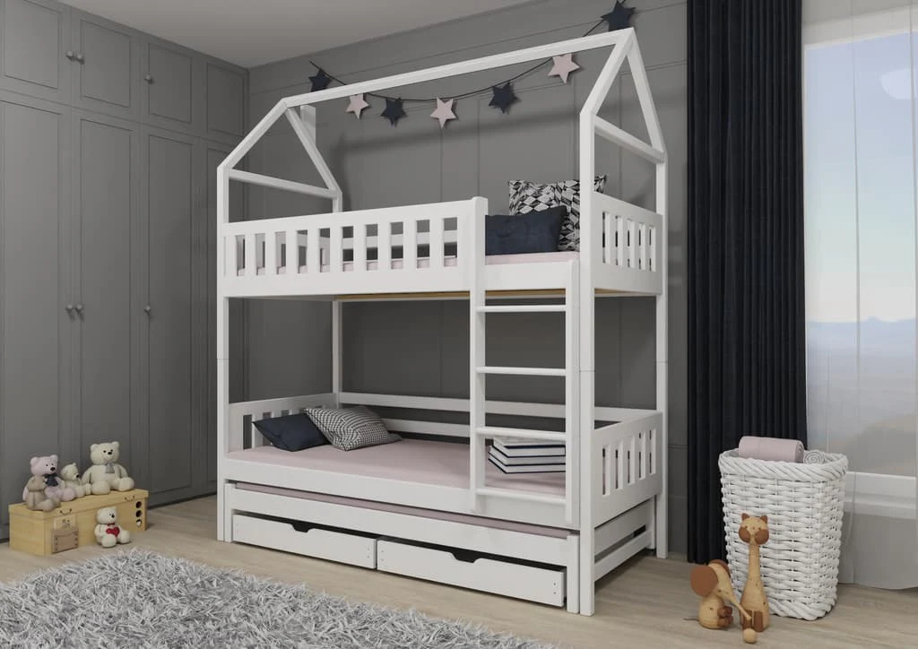 Iga Bunk Bed with Trundle and Storage - Image 3