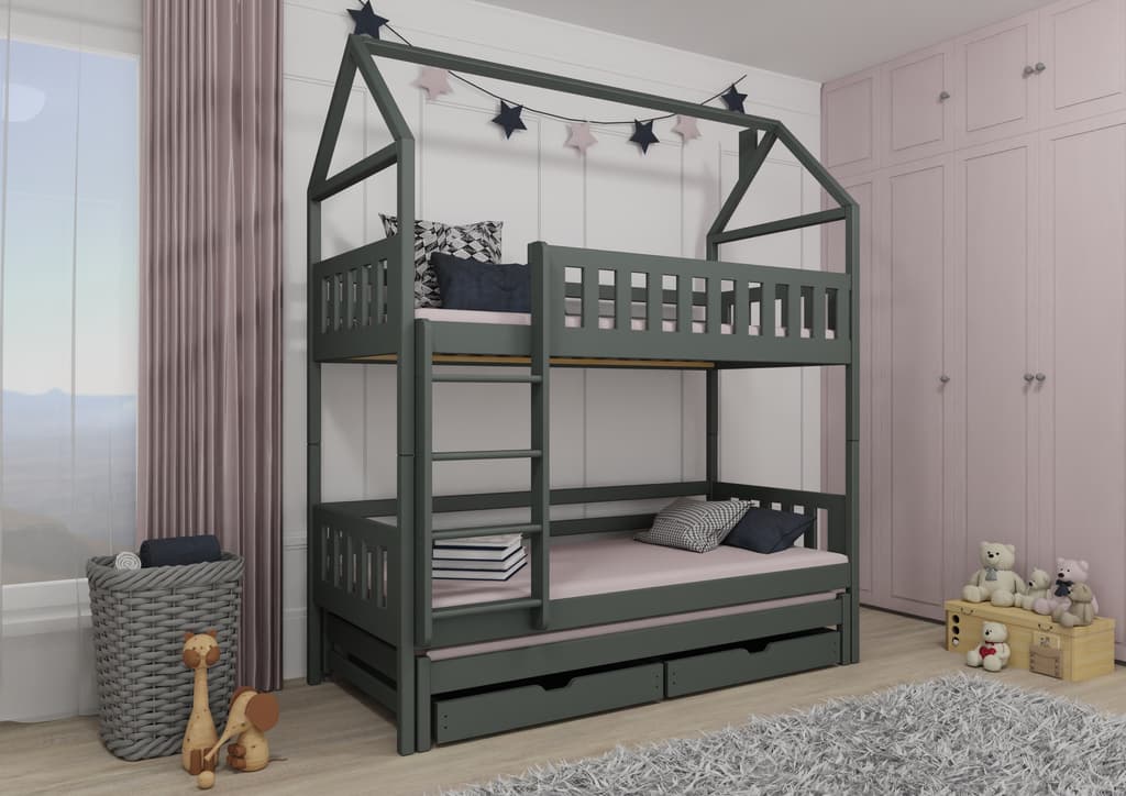 Iga Bunk Bed with Trundle and Storage - Image 6