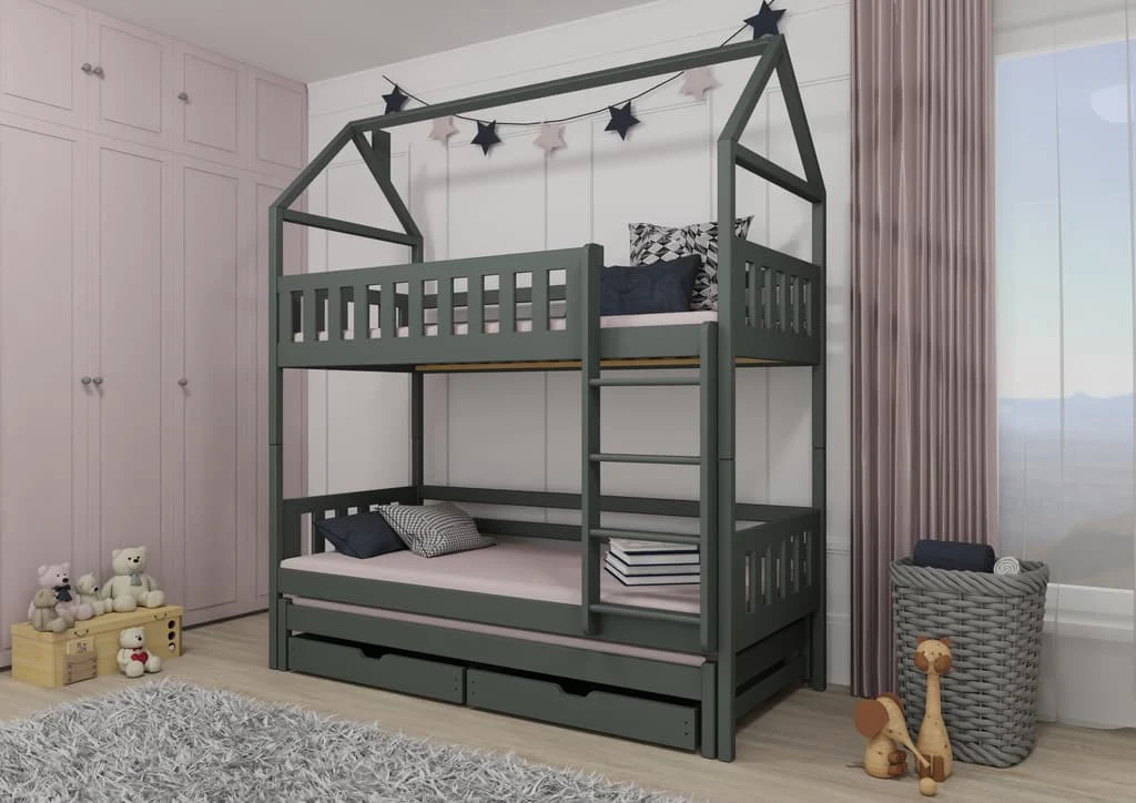 Iga Bunk Bed with Trundle and Storage - Image 7