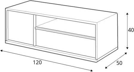 Imola IM-13 TV Cabinet 120cm - Image 7