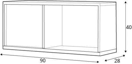 Imola IM-10 Wall Hung Cabinet 90cm - Image 5