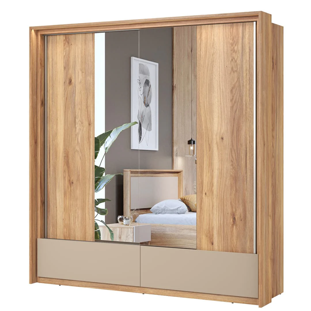 Impressio 63 Sliding Door Wardrobe 209cm - Image 4