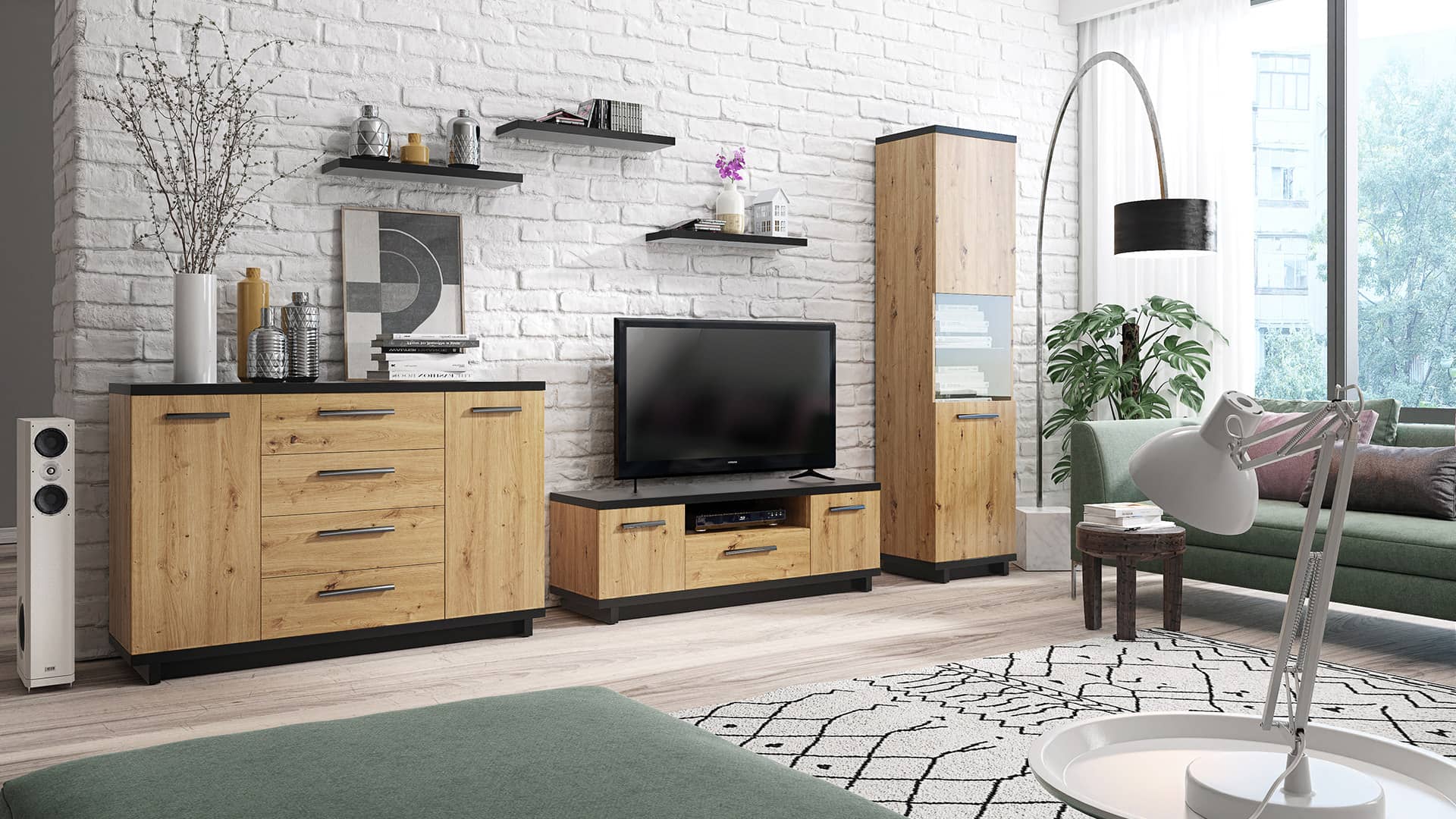 Ines 07 TV Cabinet 135cm - Image 6