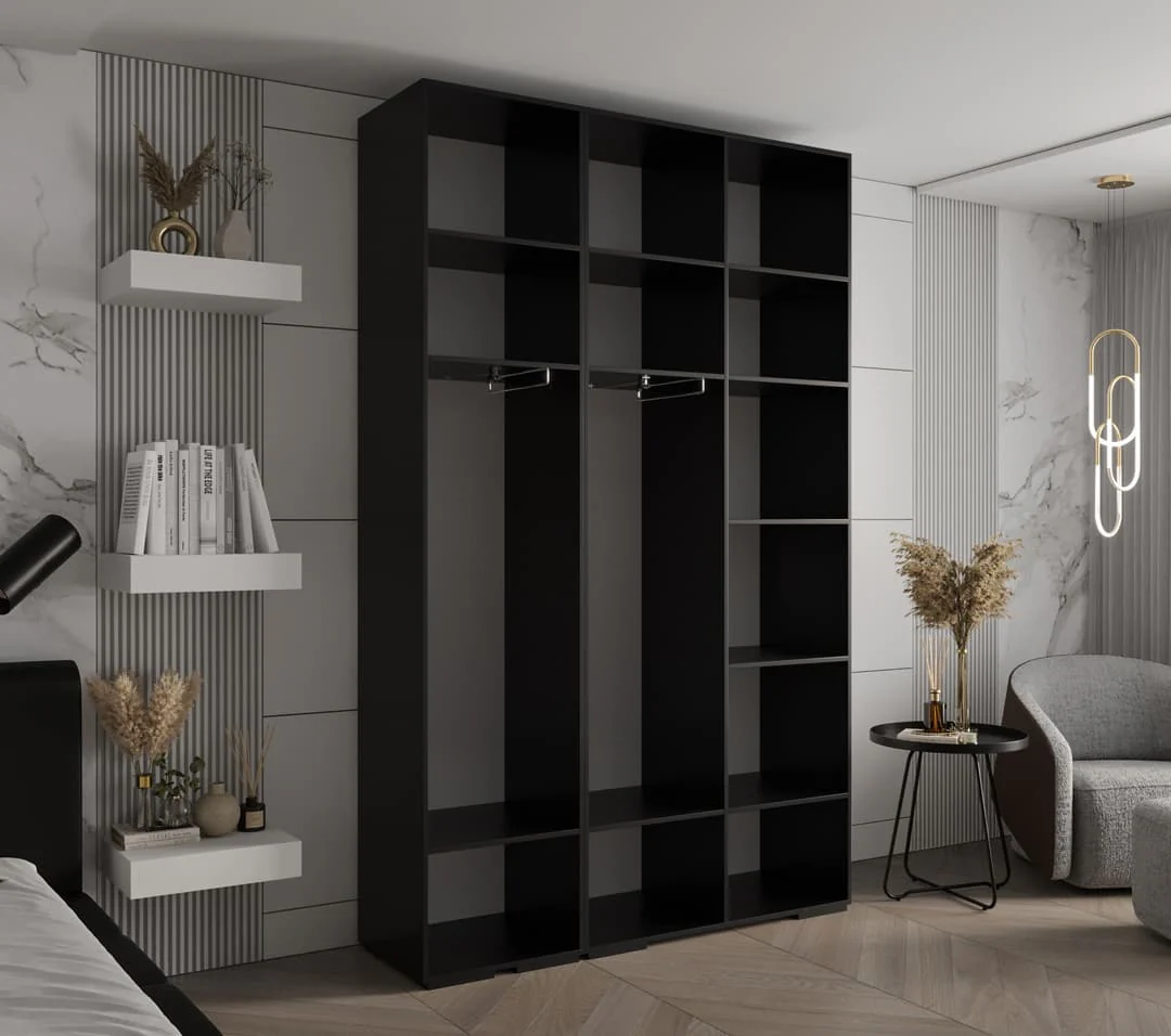 Inova II Hinged Door Wardrobe 150cm - Image 6