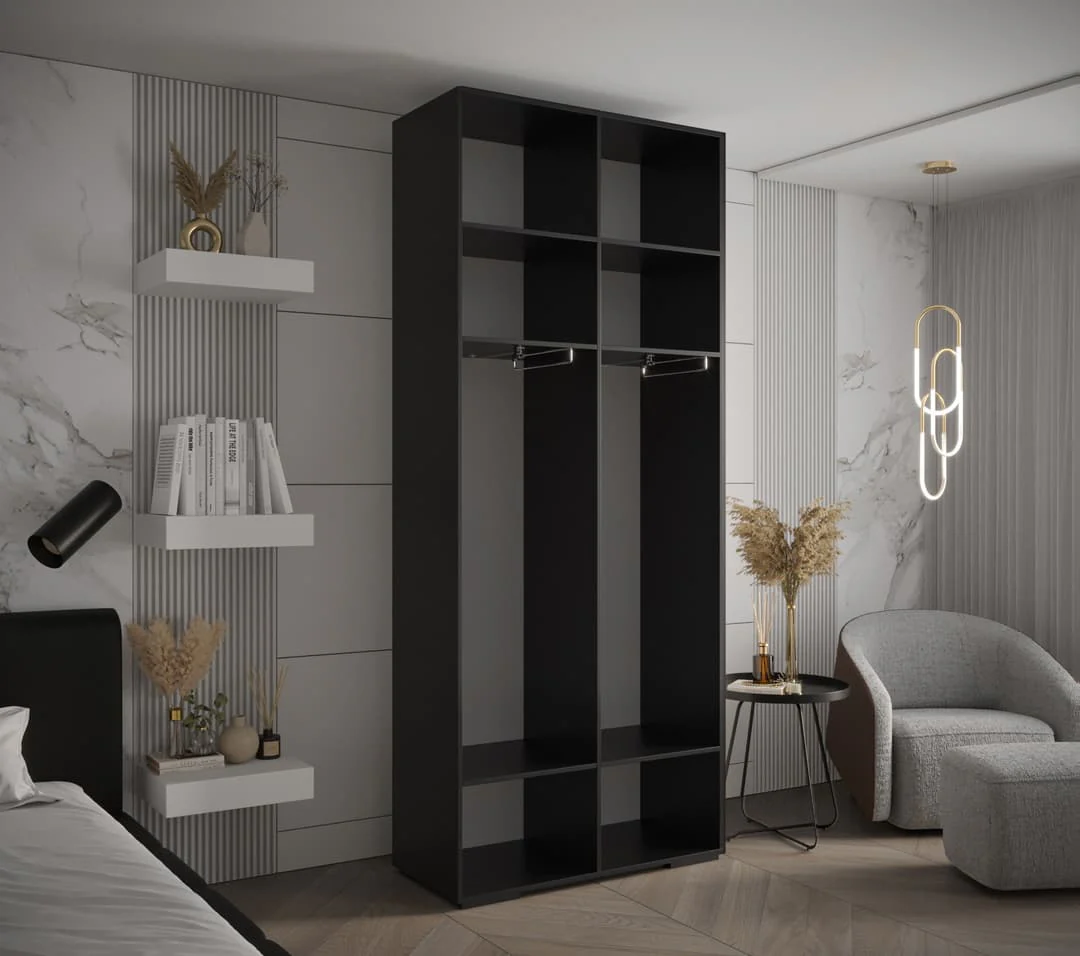 Inova III Hinged Door Wardrobe 100cm - Image 9