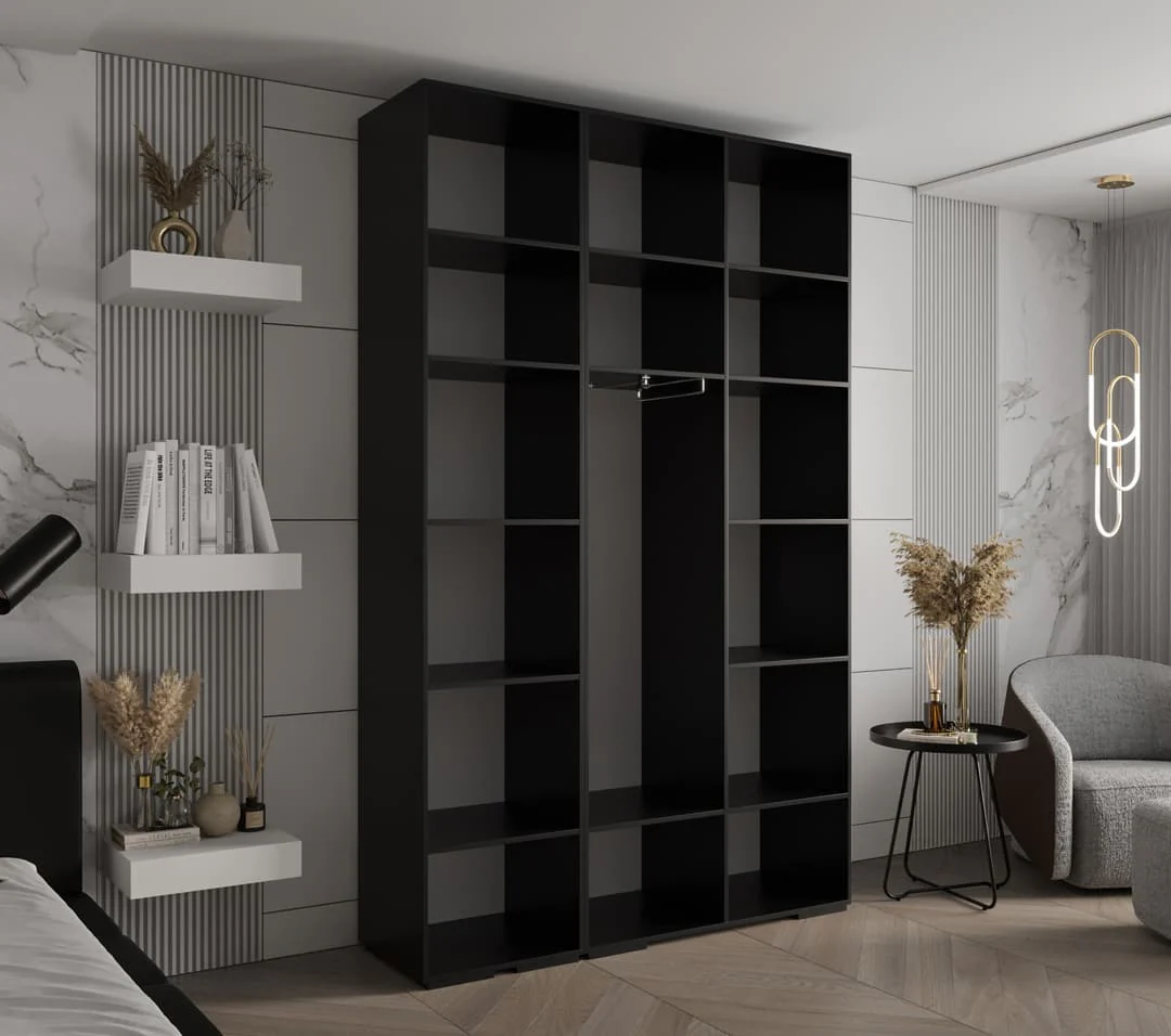 Inova III Hinged Door Wardrobe 150cm - Image 7