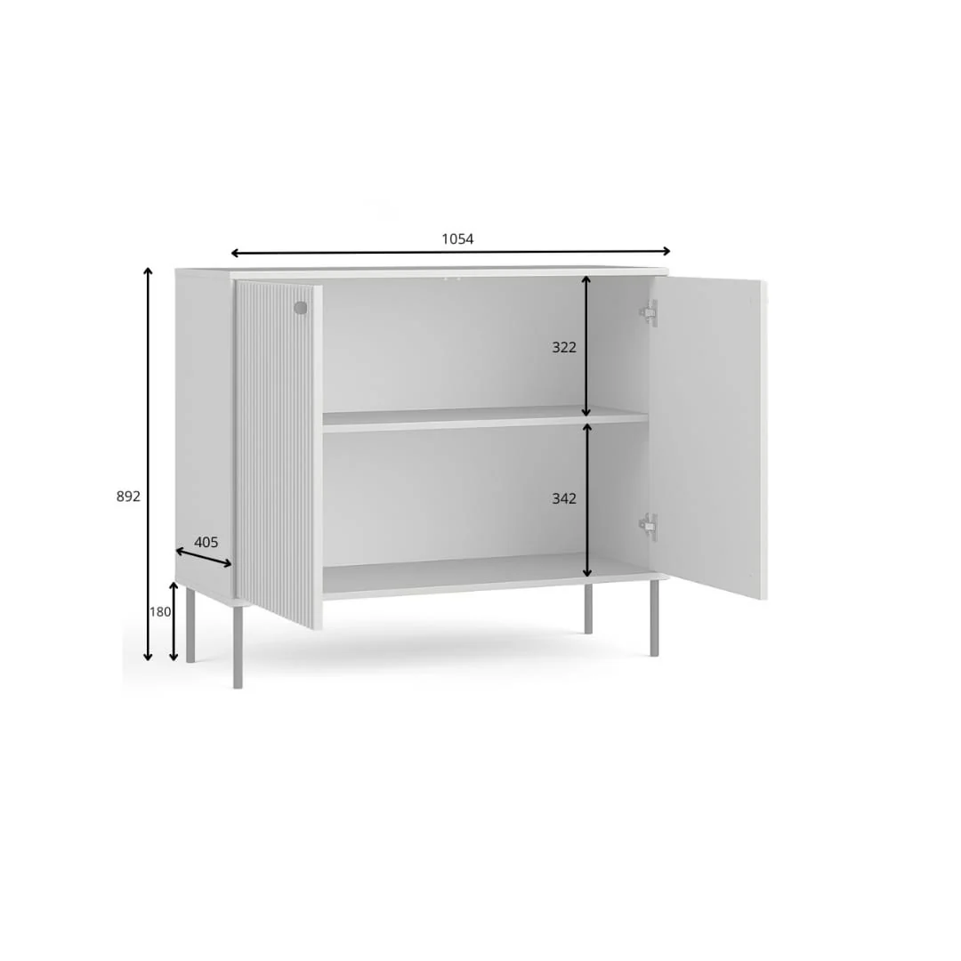 Iris Sideboard Cabinet 105cm - Image 3