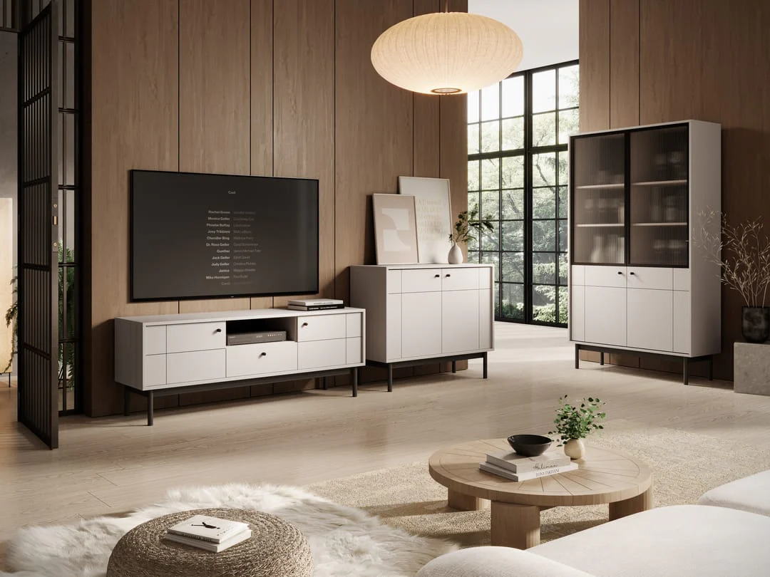 Japandi Sideboard Cabinet 154cm - Image 4