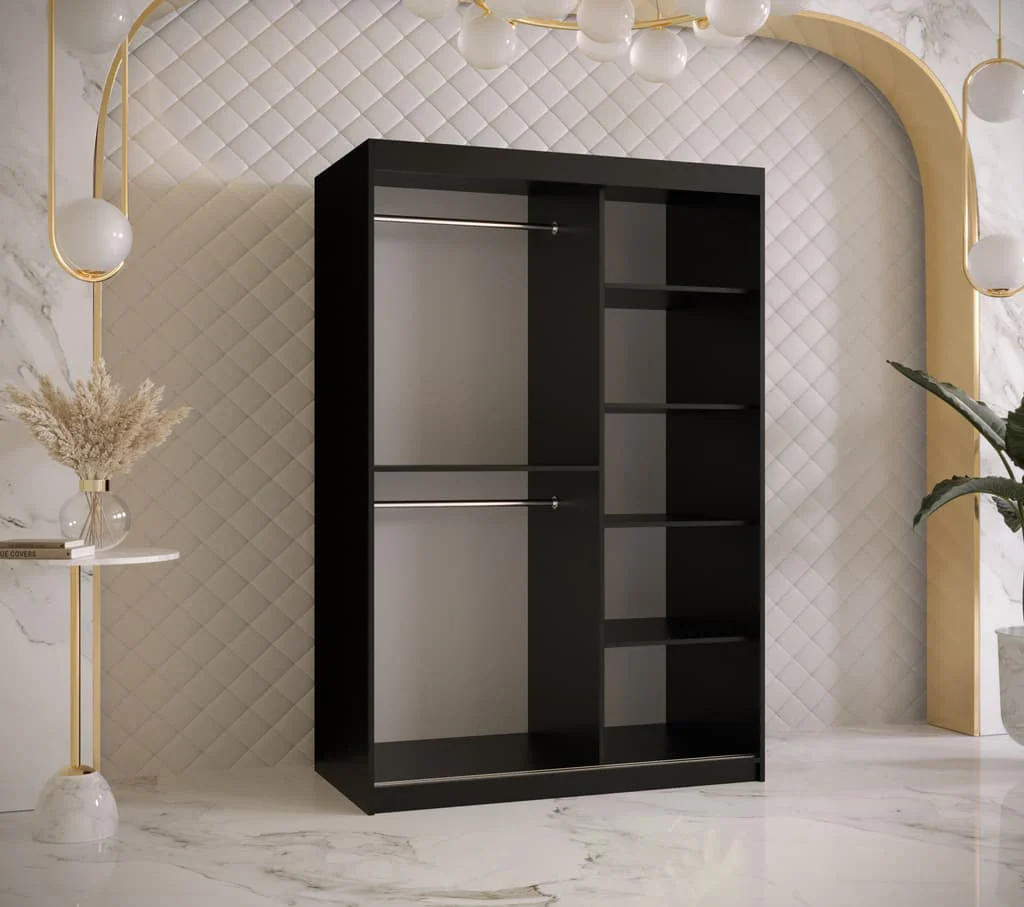 Kair II Sliding Door Wardrobe 120cm - Image 3