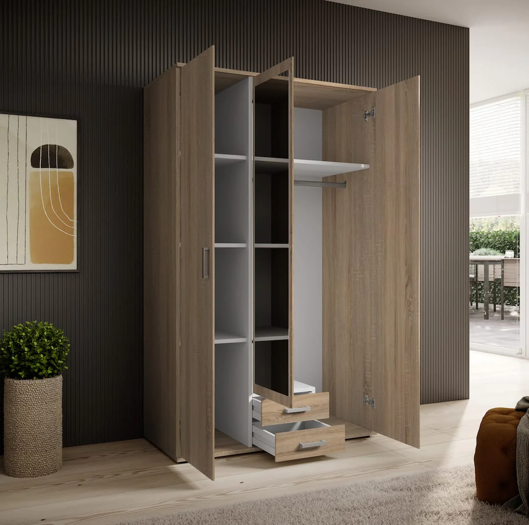 Karl Hinged Door Wardrobe 120cm - Image 10