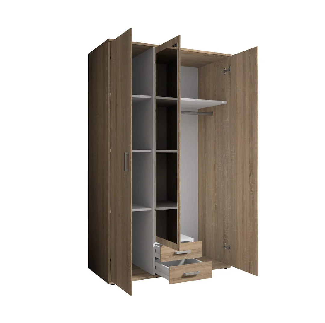 Karl Hinged Door Wardrobe 120cm - Image 14