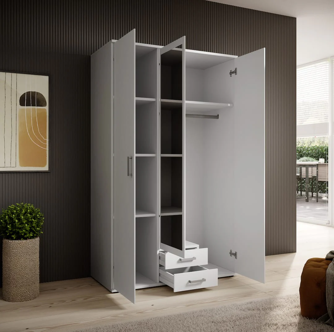 Karl Hinged Door Wardrobe 120cm - Image 2